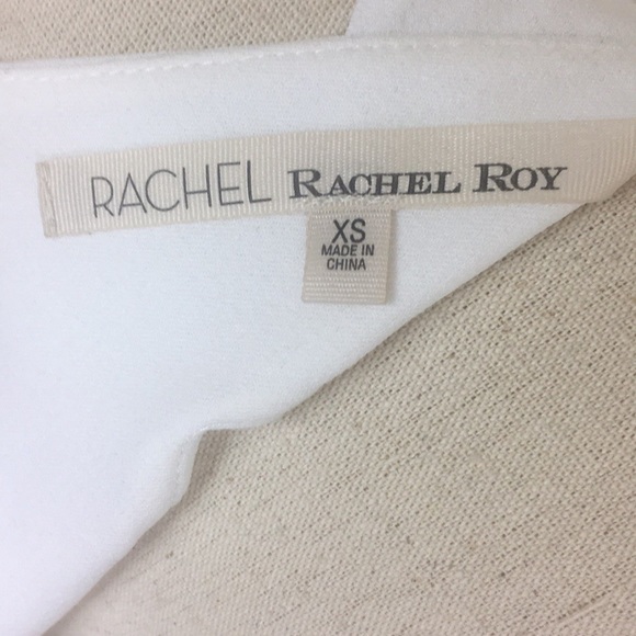 NWT Rachel Roy Winter White Dress w/ Pockets XS - Picture 7 of 8